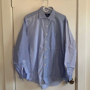 Vinyard Vines EUC blue striped button down Size L